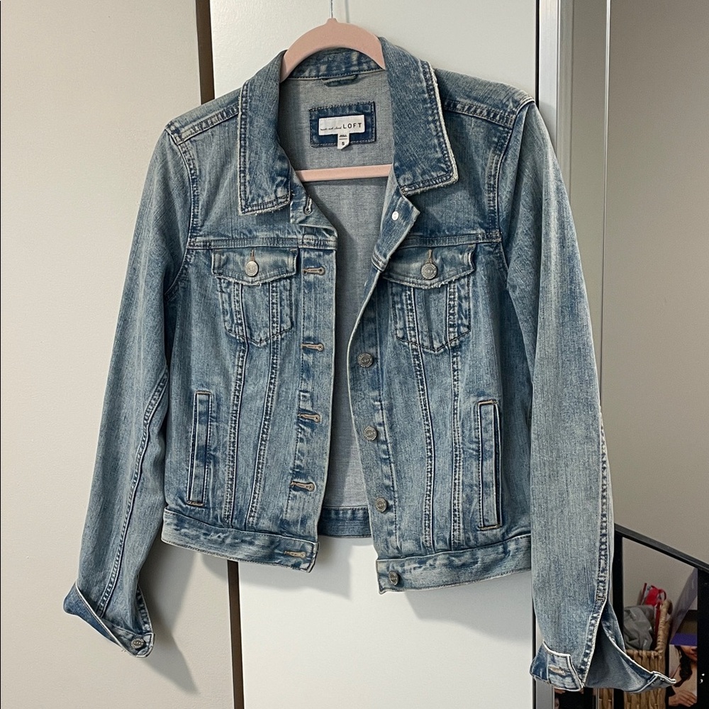 LOFT Blue Denim Jacket